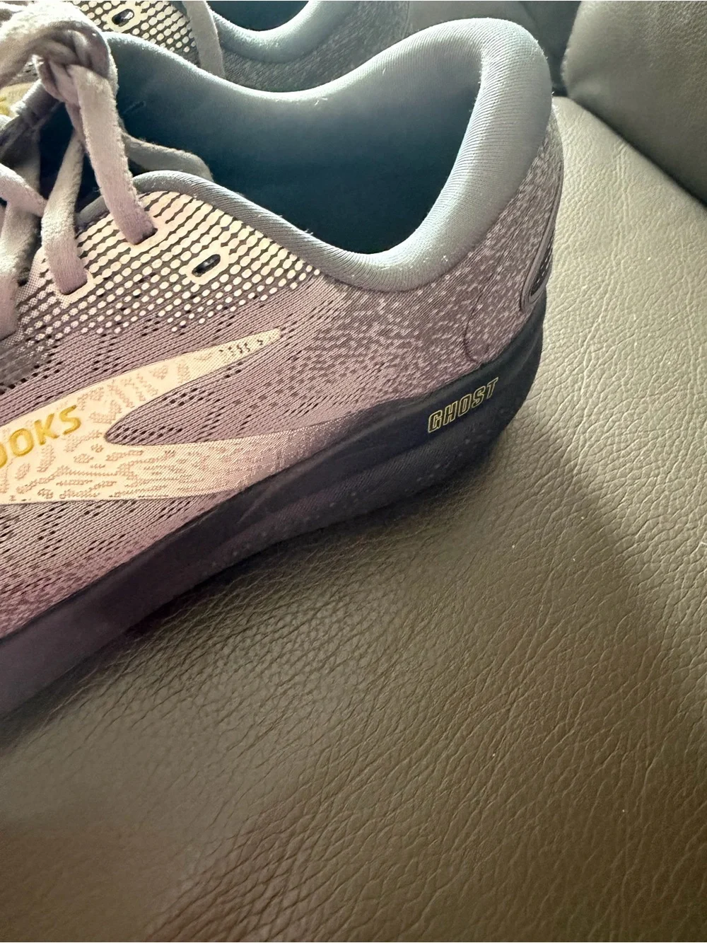 Brooks Women's Gray Running Shoes with Pink Accents
